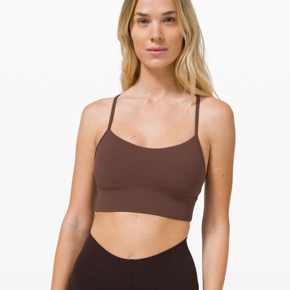 ISO lululemon brown earth flow y bra in size 6 or 8